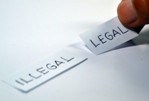 legal and illegal signs